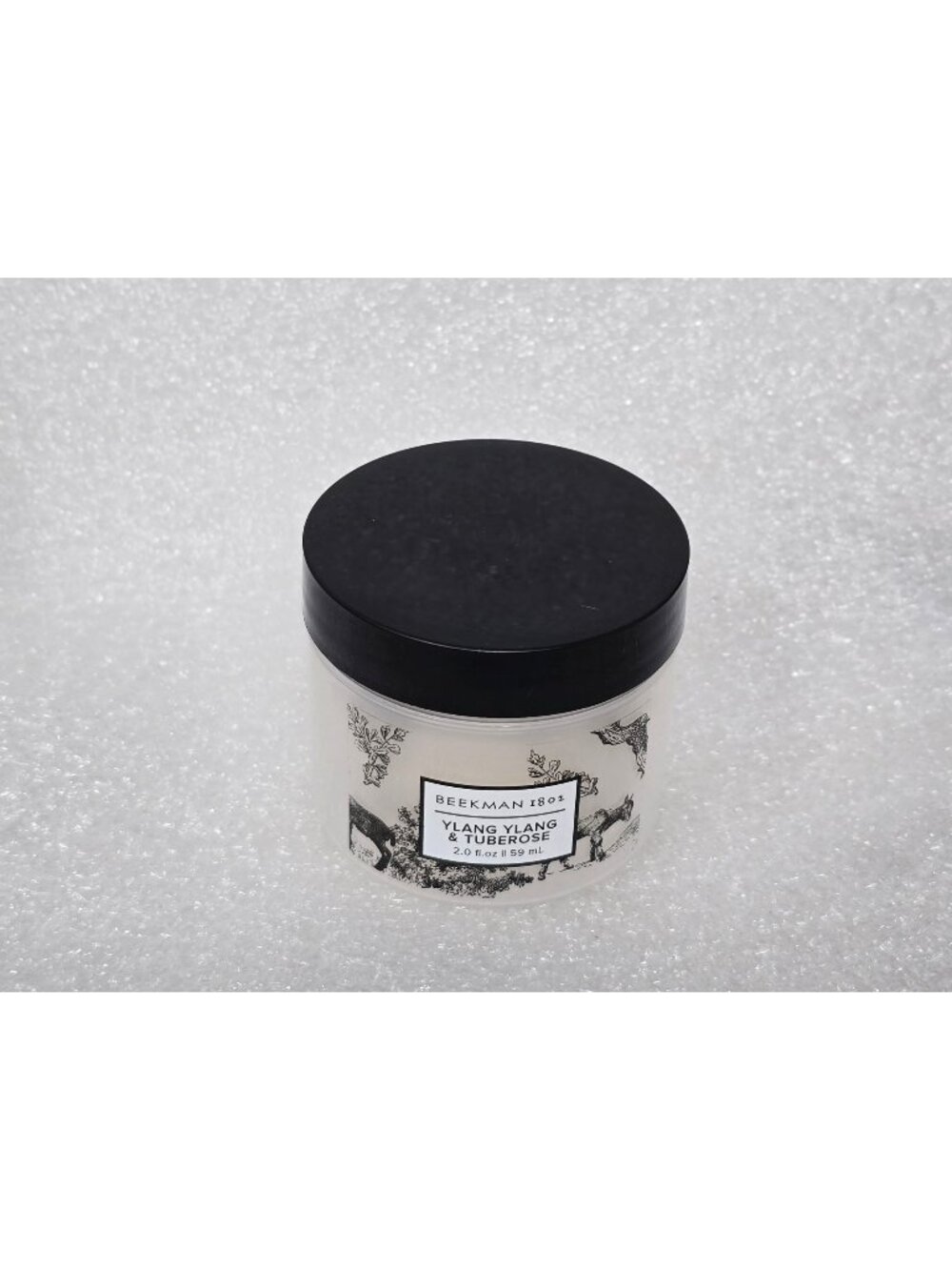 Beekman 1802 Ylang Ylang & Tuberose 2.0 Oz Body Cream Jar Travel Size